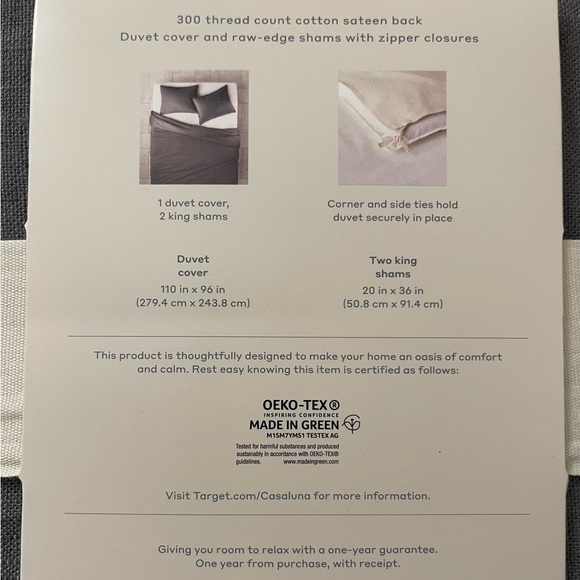 CASALUNA Duvet Cover Set - Picture 3 of 6